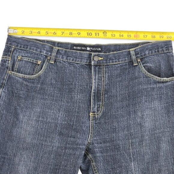 Vintage Beverly Hills Polo Club Jeans Mens 42x32 Straight Leg Relaxed Fit Denim - Picture 5 of 9